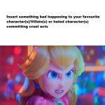 Peach Enraged by who ? meme