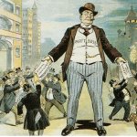 Corrupt party boss cartoon meme