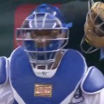 Umpire Staring at Catcher