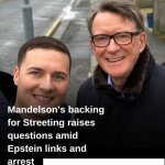 Streeting Labour Mandelson meme