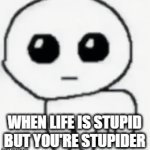 YIPPEE | when life is stupid but you're stupider | image tagged in gifs,life is dumb | made w/ Imgflip video-to-gif maker