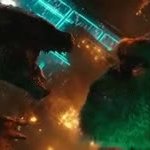 king kong and godzilla roar off GIF Template