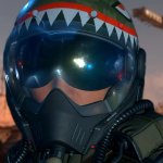 shark helmet template