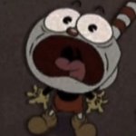 Shocked Cuphead