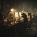 Pepe the frog - Night Shift