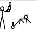 cat beating human in a war meme