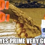 Sewage Prime | mm yes prime very good | image tagged in sewage pipe,memes,prime,minos prime,sisyphus prime | made w/ Imgflip meme maker