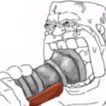 barbarian gun to mouth