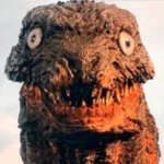 shin Godzilla stare | image tagged in shin godzilla stare | made w/ Imgflip meme maker