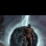 Doom Slayer Exiting Portal