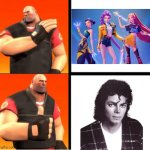 How to offend Gen Alpha Kids | Music Edition | image tagged in heavy drake,michael jackson,huntrix,k-pop demon hunters,memes,funny | made w/ Imgflip meme maker