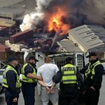 Warehouse fire guy