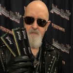 Judas Priest holding computer RAM