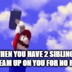 can anyone relate | when you have 2 siblings that team up on you for no reason | image tagged in gifs,fah,memes,funny,bruh,get out | made w/ Imgflip video-to-gif maker