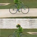 Right Near The Beach | I'm in there; Like swimwear | image tagged in kermit bike,bikini girls,bikini bottom,bikini week | made w/ Imgflip meme maker