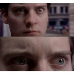 Peter Parker stare