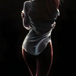 Backlit women