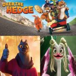 Jett Fillmore and Olivia Burke (GOAT) Loves Over The Hedge (2006) | image tagged in dreamworks,over the hedge,goat movie,crossover,deviantart,memes | made w/ Imgflip meme maker