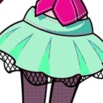 Draculaura's Green Skirt