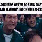 let me know | ww1 SOLDIERS AFTER LOSING 31871234 MEN TO GAIN 0.00001 MICROMETERS OF LAND | image tagged in gifs,dank memes,dark humor,memes,awkward moment sealion | made w/ Imgflip video-to-gif maker