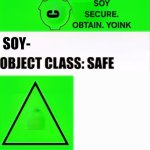 SOY SAFE