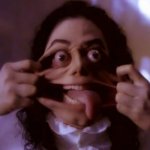 Micheal Jackson scary face