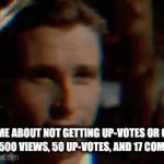 OMG Thank you guys so much! | Made a meme about not getting up-votes or comments,
I got 2,500 views, 50 up-votes, and 17 comments. | image tagged in gifs,thank you | made w/ Imgflip video-to-gif maker