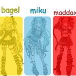 miku bagel and maddox temp meme