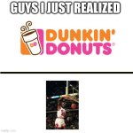 Blank Transparent Square | Guys I just realized | image tagged in memes,blank transparent square | made w/ Imgflip meme maker
