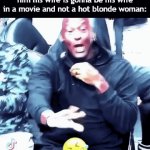 Title⁶¹ | Adam Sandler when you tell him his wife is gonna be his wife in a movie and not a hot blonde woman: | image tagged in gifs,funny,meme,memes,funny meme,funny memes | made w/ Imgflip video-to-gif maker