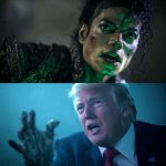 Micheal Jackson vs Donald Trump meme