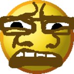 Disgusted soyjak emoji