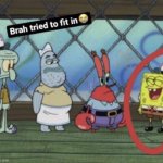when a tadc movie preview appears during a line-up of previews for infinitely better movies | image tagged in brah tried to fit in | made w/ Imgflip meme maker