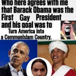 America's First Gay President meme