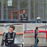 Sad George Russell Waiting