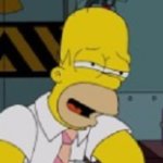 Tired Homer Simpson