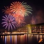Fireworks at the library