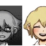 Scared then Happy template