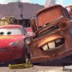 McQueen escaping radiator springs GIF Template