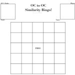 OC to OC similarity bingo meme