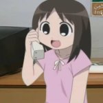Anime Girl on the phone
