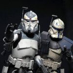 Commander wolffe and captain rex