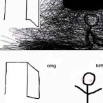 depressed stick man omg hi