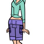 Liz Fuentes Wearing Shorts Hoodie and Sandals