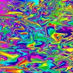 random color pattern meme