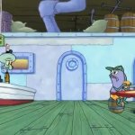 Spongebob and patrick singing GIF Template
