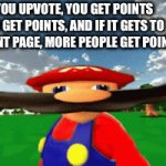 Common knowledge | If you upvote, you get points and I get points, and if it gets to the front page, more people get points | image tagged in gifs,memes,upvote begging,i dont care | made w/ Imgflip video-to-gif maker