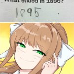Monika Roll Safe | image tagged in monika roll safe | made w/ Imgflip meme maker