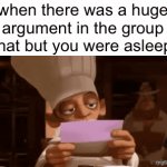 owosnziqjshsihahah | when there was a huge argument in the group chat but you were asleep: | image tagged in gifs,funny,memes,group chat | made w/ Imgflip video-to-gif maker