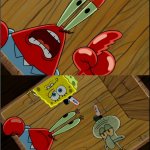 Mr Krabs shares a rule
